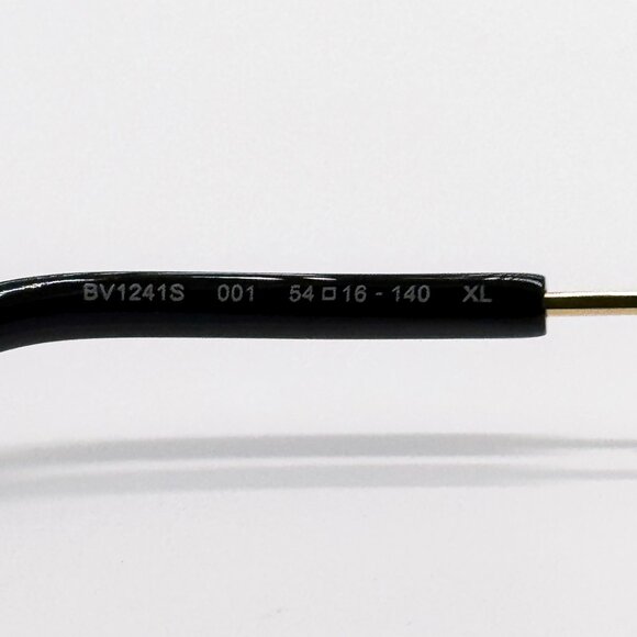 NEW BOTTEGA VENETA BV1241S 001 SUNGLASSES WOMEN BLACK GOLD CAT EYE SUNGLASSES - Picture 10 of 11